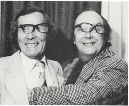Mike Hardwicke and Eric Morecambe 1980