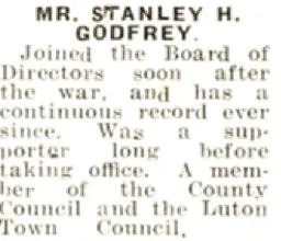 Stanley Godfrey Luton News Handbook 1930-31