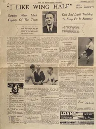 Fred Roberts Beds And Herts Evening Telegraph Article 1939
