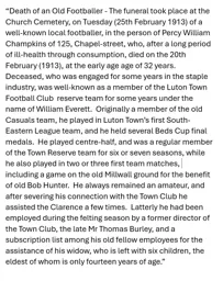 William Everitt Funeral 1913